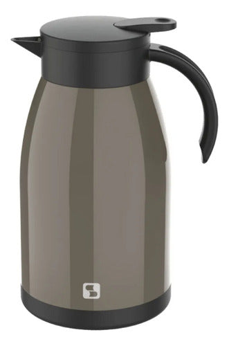 Garrafa Térmica Bule Elegance Para Café Chá 1 L Inox