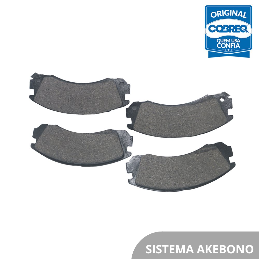 Pastilha de Freio Dianteira Cobreq N-1300 Mitsubishi L200/Outlander/Eclipse/Pajero/Galant