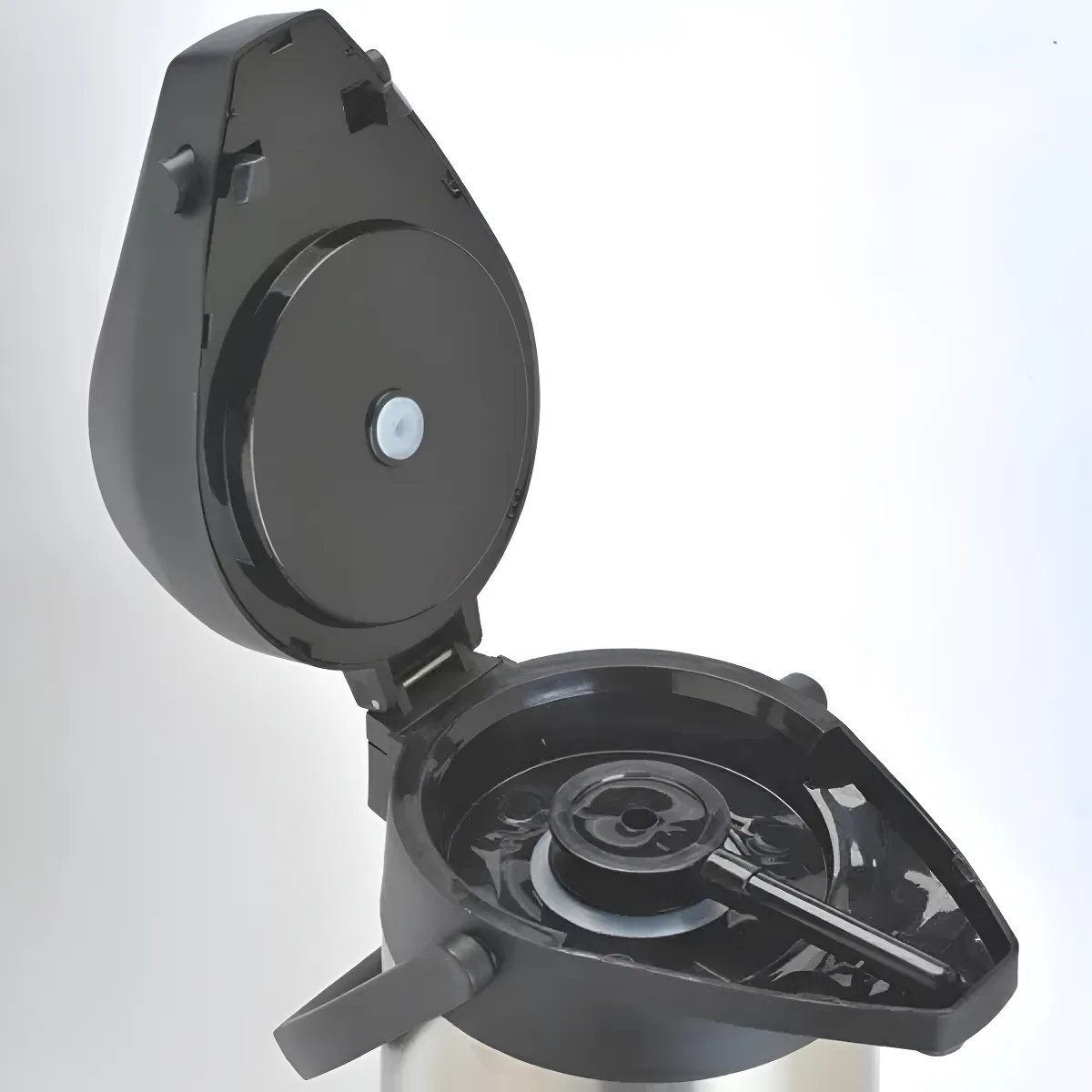 Garrafa Térmica Excellence 1,9L Inox/Preto Alta Qualidade