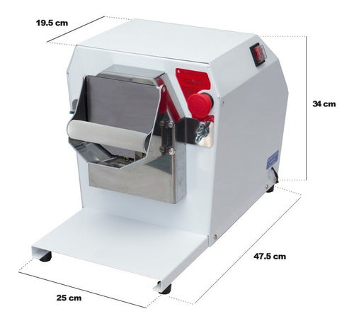 Ralador Queijo Chocolate Elétrico Profissional 25 Kg/h Saro
