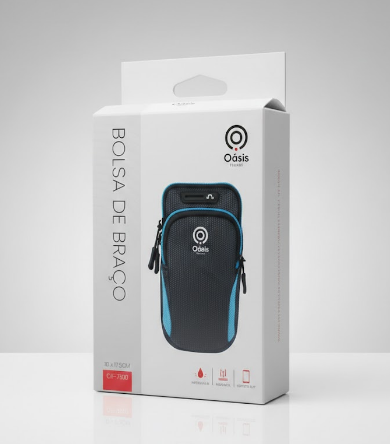 Bolsa de Braço para Celular à Prova D'Água Braçadeira Esportiva Oasis OIF-7500