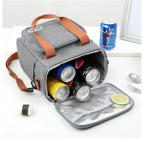 Bolsa Térmica Tiracolo com Duas Alças e Zíper B-Max BM-B557