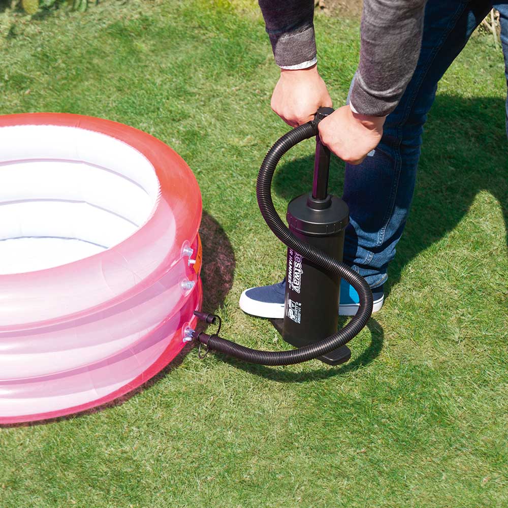 Bomba De Ar Manual Camping Bike Air Hammer 37cm p/Inflaveis