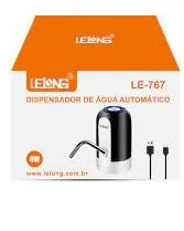 Bomba de Água Automática Recarregável 4W Com Haste de Inox e Mangueira Lelong LE-767