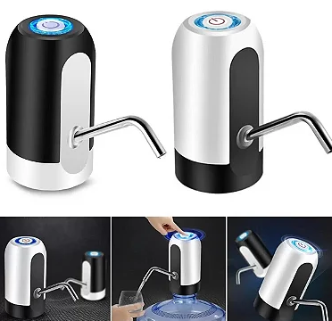 Bomba de Água Automática Recarregável 4W Com Haste de Inox e Mangueira Lelong LE-767
