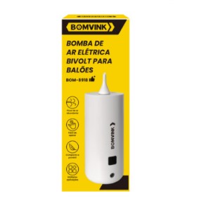 Bomba de Ar Elétrica para Balões 22W Bivolt Bomvink BOM-8918