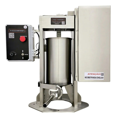 Ensacadeira Embutidora Canhão Elétrico 15kg Inox 304 Linguiç