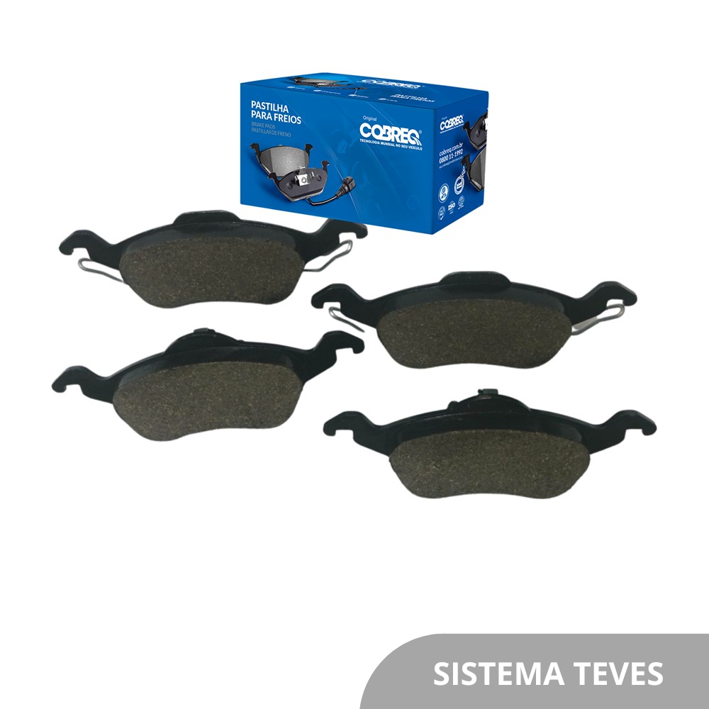 Pastilha de Freio Dianteira Cobreq N-161 Ford Focus