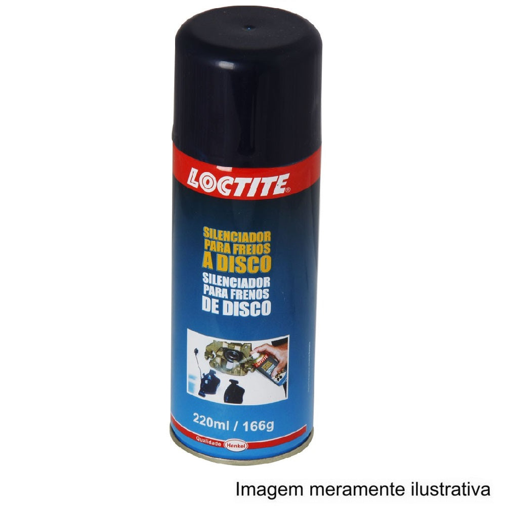 Loctite Silenciador de Freio 220ml Loctite 261809 Universal Ônibus/Caminhões/Motos/Máquinas Agrícolas/Automovéis e Utilitários Leves