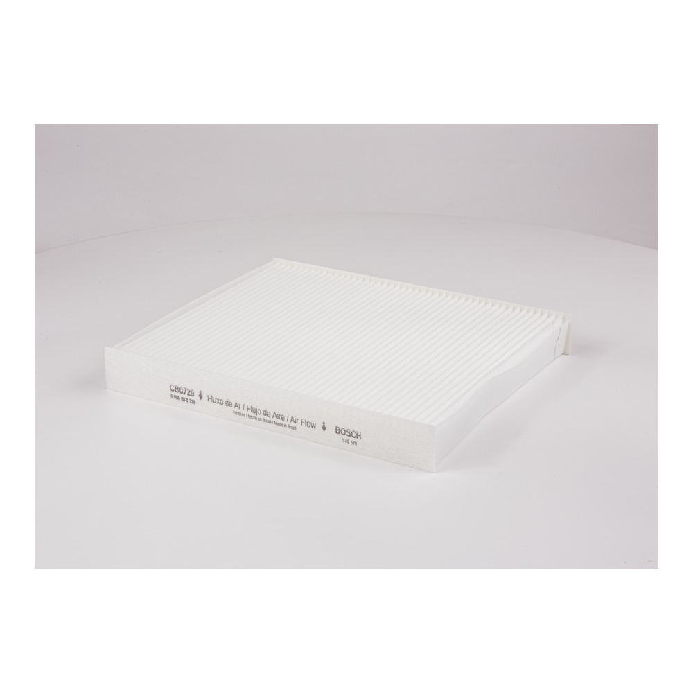 Filtro de Cabine Cb0729 Bosch 0986BF0729 GM Onix/Equinox/Camaro/Onix Plus/Tracker/Montana/Cruze/Cruze SPORT6/Bolt/Corvette/Celta, Ford Ka