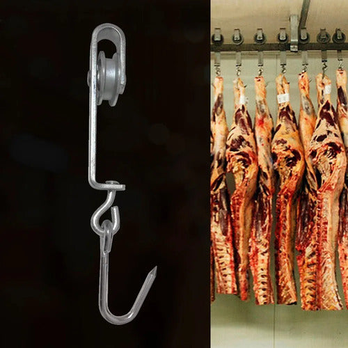 Carretilha Gancho Suino Frigorifico - Inox Desing