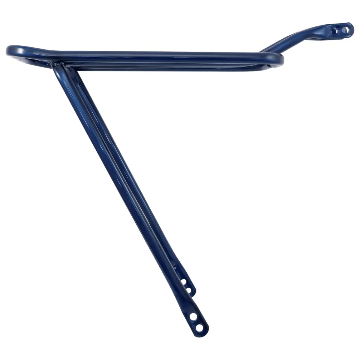 Bagageiro Aro 26 Fixo em Aço Tubo Grosso Reforçado Azul