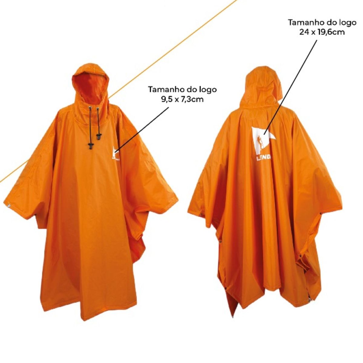 Capa Poncho Pro Legendários 5000mm NTK com Capuz