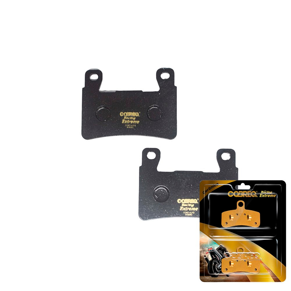 Pastilha Racing Extreme Cerâmica Cobreq N-926C Kawasaki Ninja ZX-6R 636/Ninja ZX-6R, Honda CBR 929RR/CBR 954RR/Vtr 1000F/CB 1300/CBR 600RR/CBR 900RR