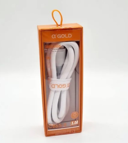 Cabo de Dados Turbo USB para iPhone 1 Metro 5A A'Gold CB95-2