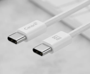 Cabo de Dados Type-C para Type-C 2m 20V 3A 66W Celark CE-C1308CC-2M