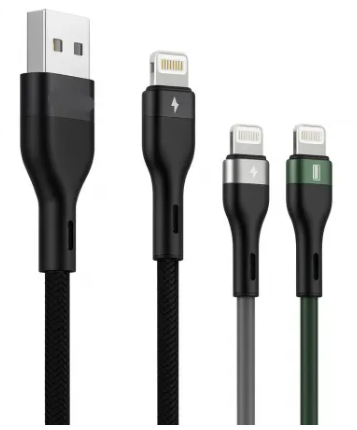 Cabo de Dados USB para iPhone Lightning 1m 12W A'Gold CB138-2
