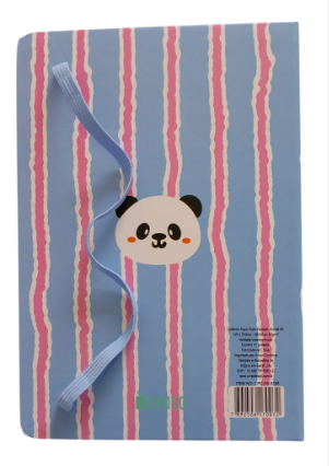 Caderno Capa Dura Pautado Animal A5 Uniso CPD-A5-8788