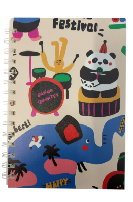 Caderno Espiral Pautado A5 Uniso CPM-A5-012