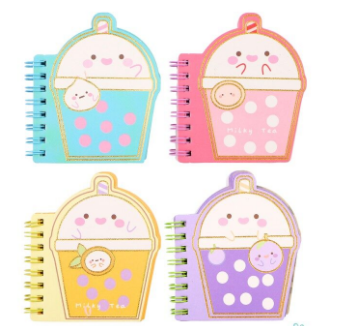 Caderno em Formato Milk Tea Uniso ICA-2410