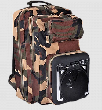 Caixa de Som Mochila Bluetooth USB FM 10W Recarregável CH-M34 LL82427