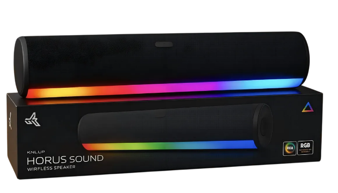 Caixa de Som para Computador e Notebook RGB 14W P2 USB Knup KP-RO852