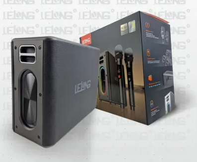 Caixa de Som RGB Bluetooth com Karaokê 120W Lelong LE-929