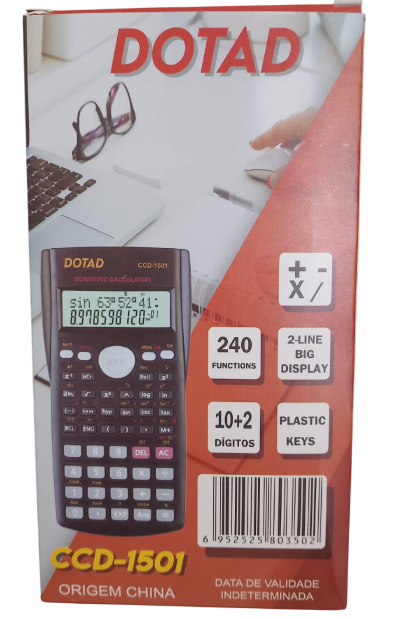 Calculadora Científica 12 Dígitos para Estudantes e Profissionais Dotad CCD-1501