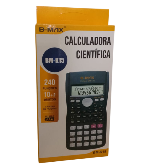 Calculadora Científica com 240 Funções a Pilha B-Max BM-K15