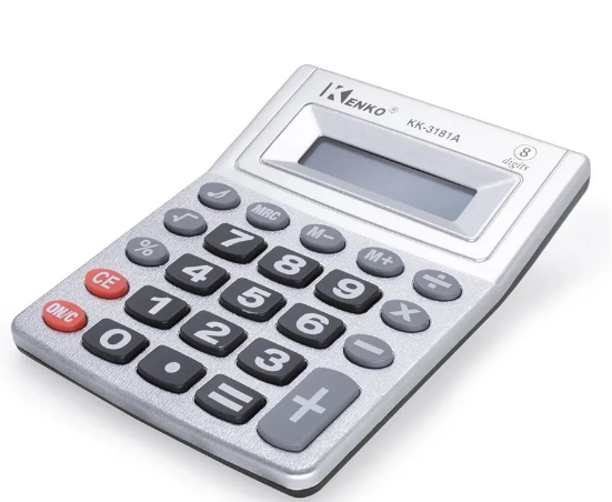 Calculadora Eletrônica de Mesa 8 Dígitos Konquer BK-3181A