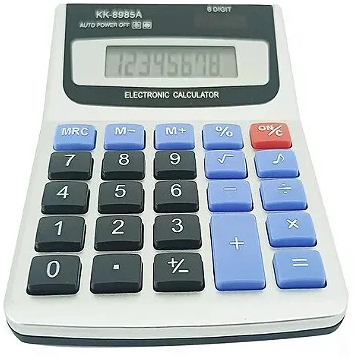 Calculadora de Mesa Eletrônica 8 Dígitos com Visor Inclinado Konquer BK-8985A