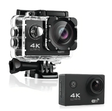 Câmera de Ação Portátil 4K com Controle Remoto 900mAh Celark CE-O1653