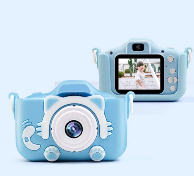 Câmera Digital Infantil com Tela de 2,0", Cabo USB e Alça Lelong LE-2092