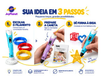 Caneta de Impressão 3D 5V 2A Revenger RG-W95