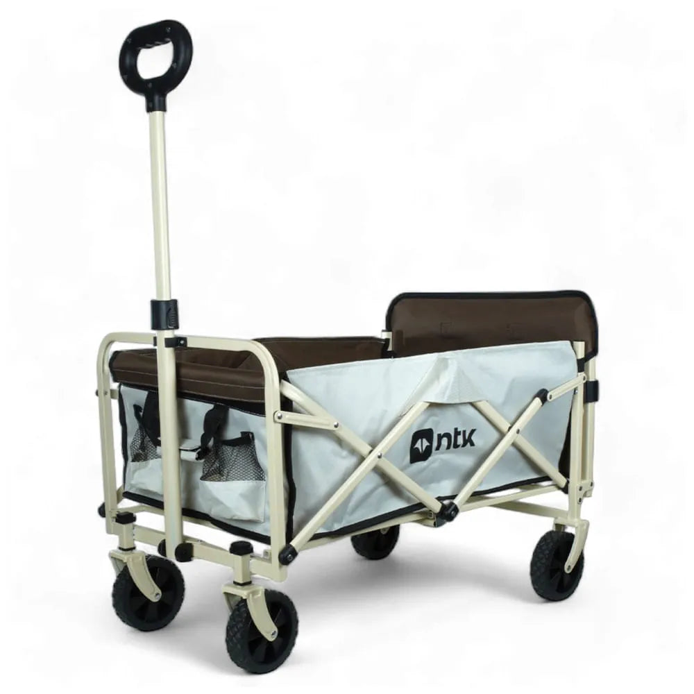 Carrinho Dobrável Transport P Camping 67cm 80kg Preto Ntk