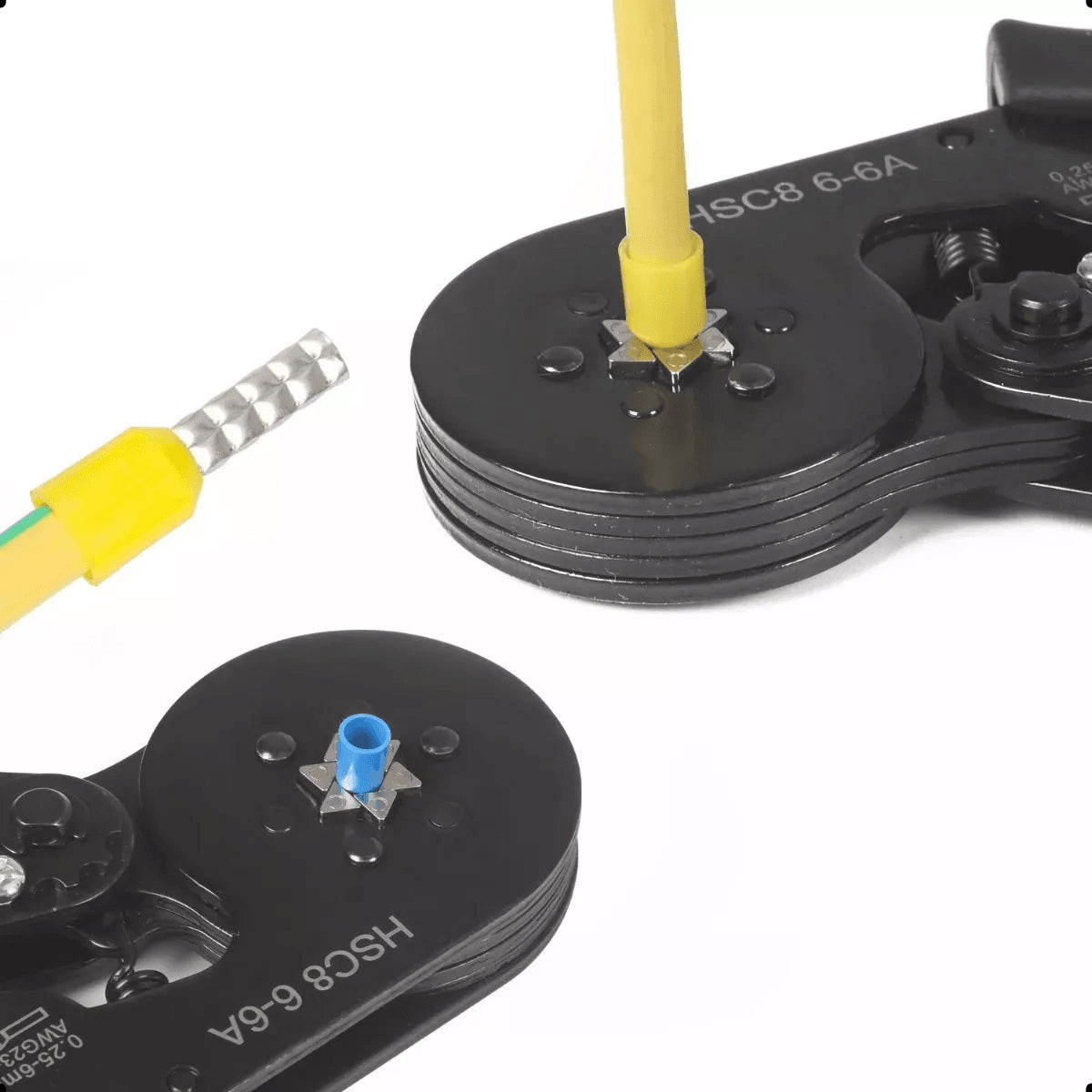 Kit Alicate Crimpar Box Com 1900 Terminal Ilhós 0.25 A 6mm2