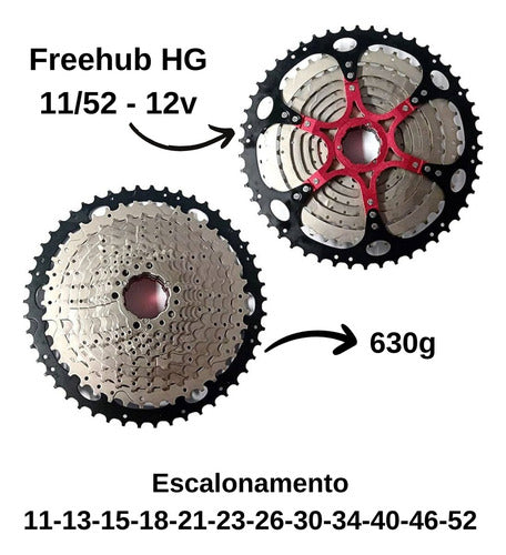 Kit Absolute 12v 11/52 Com Pedivela 175mm 34 Dentes
