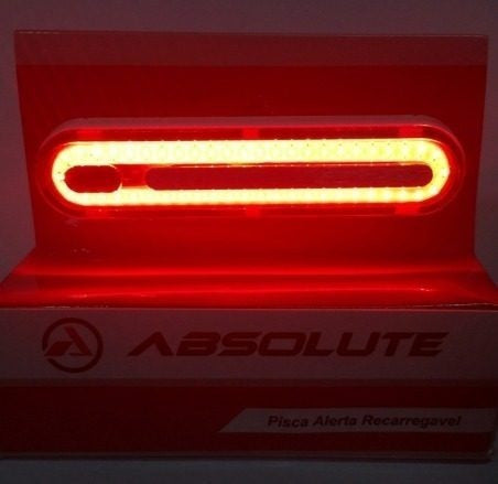 Lanterna Pisca Led Traseiro Bike Absolute Jy-6085t Usb Rec.
