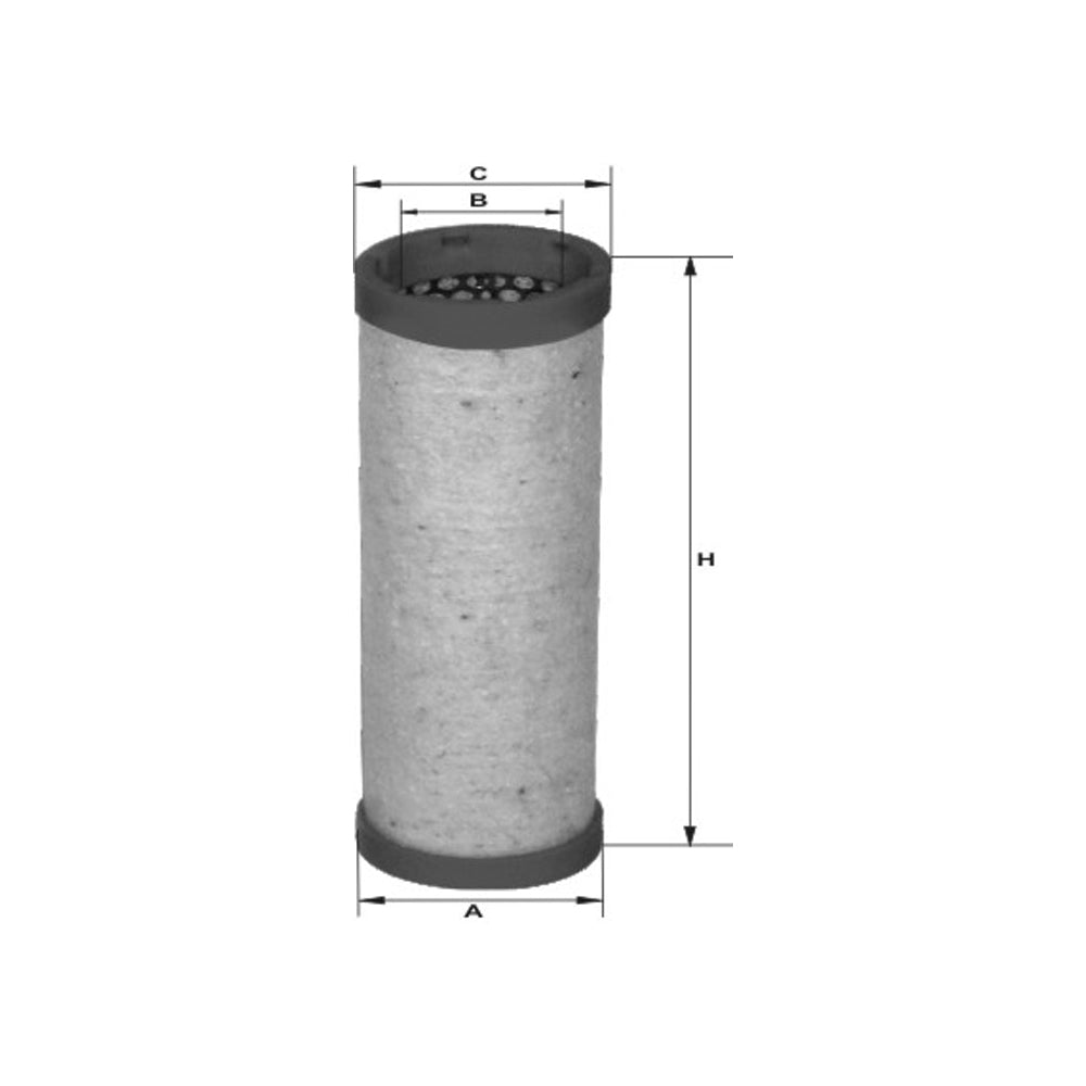 Elem.filtrante Seg.ar(Cf500) Mann-filter CF500/1 Agrale 9200/MA 9.2/8500/MA 8.0/7000/7500/6000/A8 Volare/MA 8.5/MA 8.7, Mercedes O 364/O 370