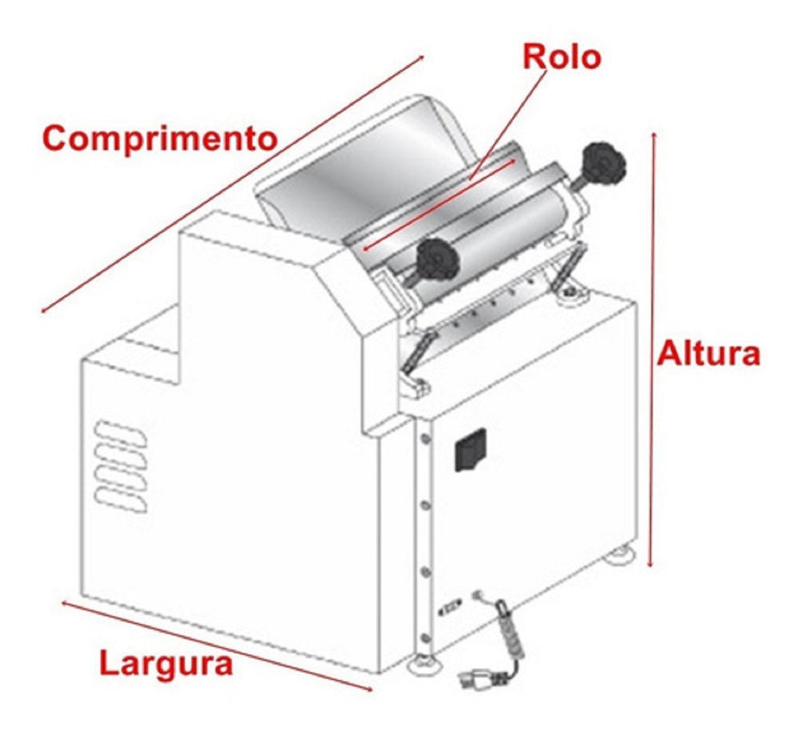 Cilindro Sovador Conjugada Com Moedor De Carne E Extrusor