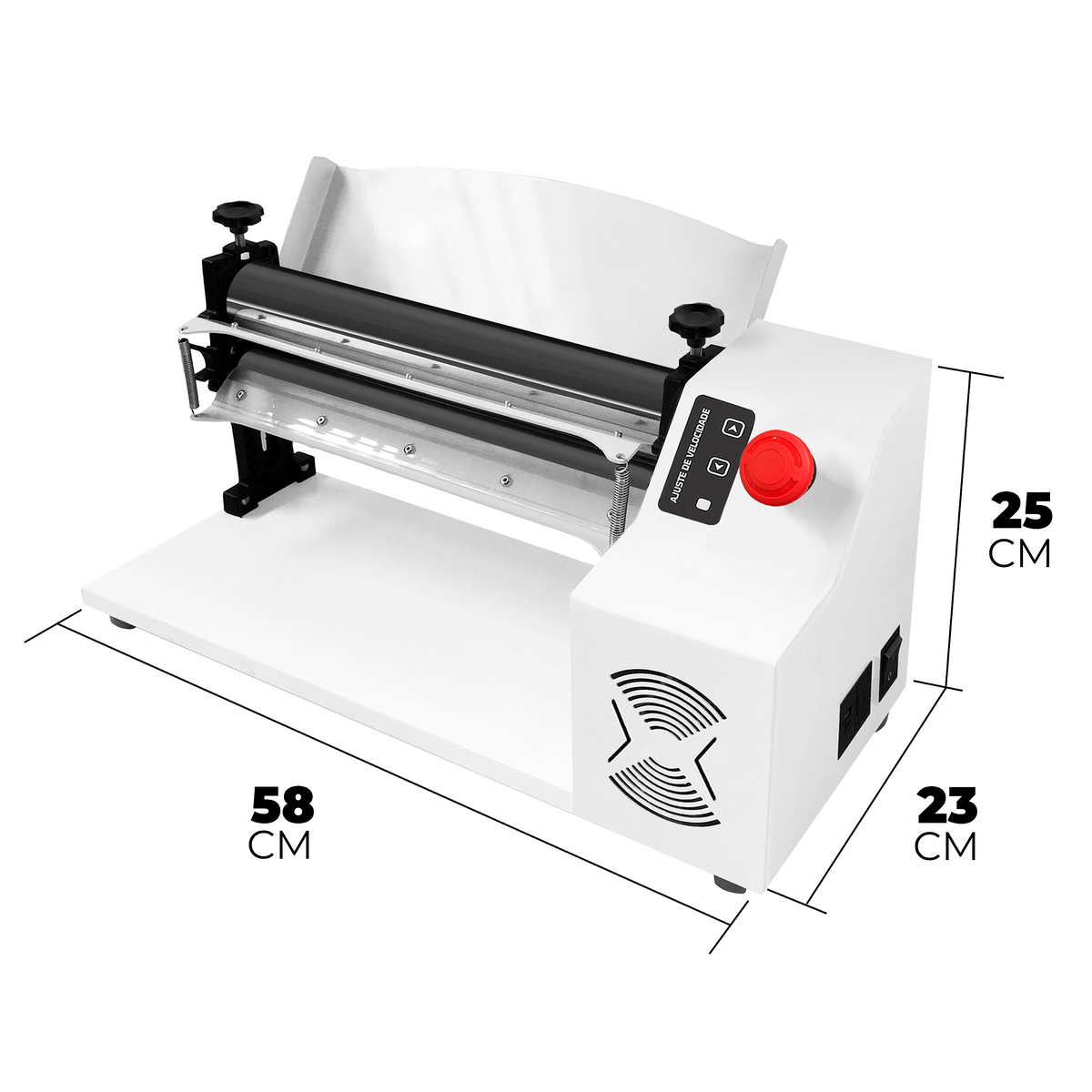 Cilindro Elétrico Antiaderente 40 cm Saro CEAR com Regulador de Velocidade Bivolt