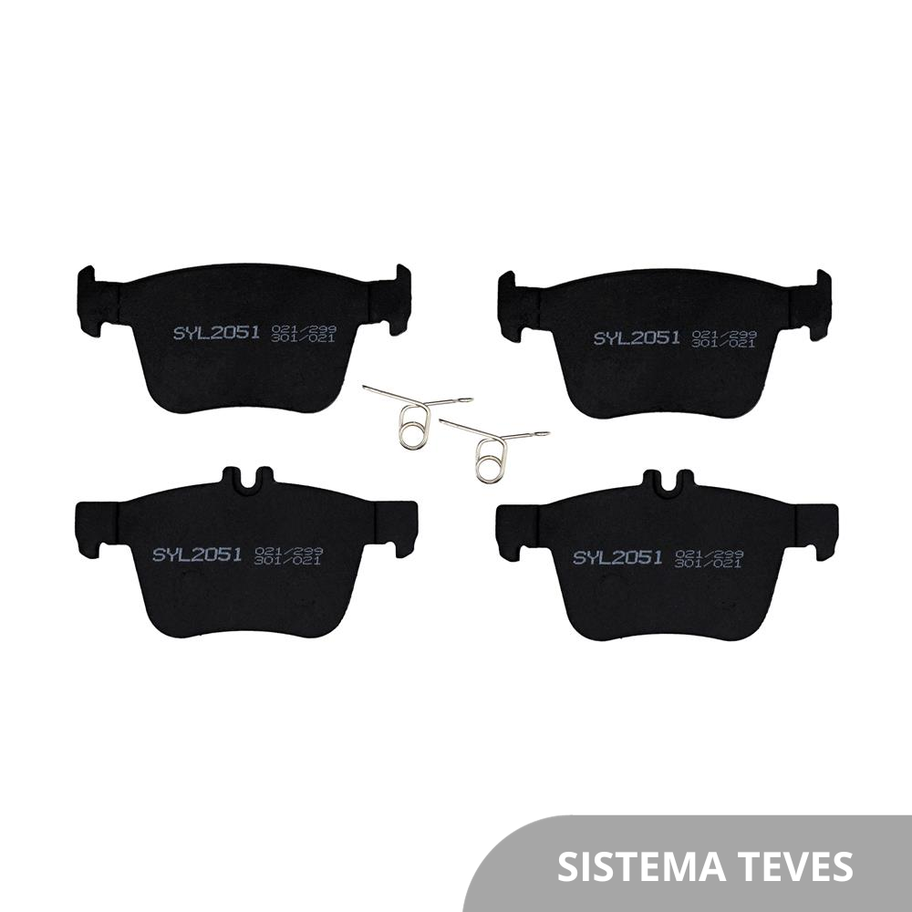 Pastilha de Freio Syl 2051 Audi A3, VW Golf/Golf Variant/Taos/Jetta/Tiguan