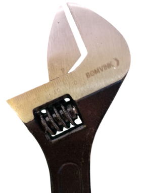 Chave Inglesa Ajustável 10 Polegadas em Aço com Cabo Ergonômico Bomvink BOM-1286