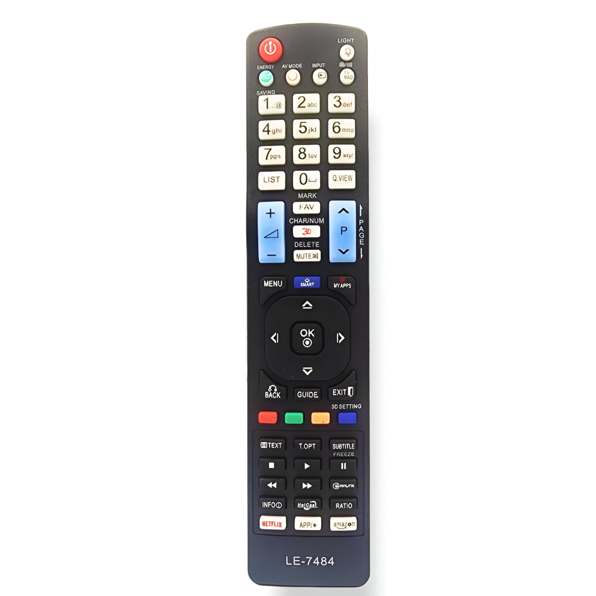 Controle Remoto Compatível com TV LG LCD Smart Lelong LE-7484