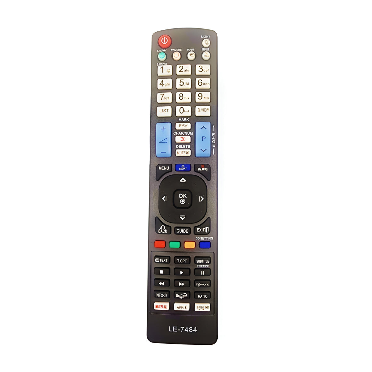 Controle Remoto Compatível com TV LG LCD Smart Lelong LE-7484