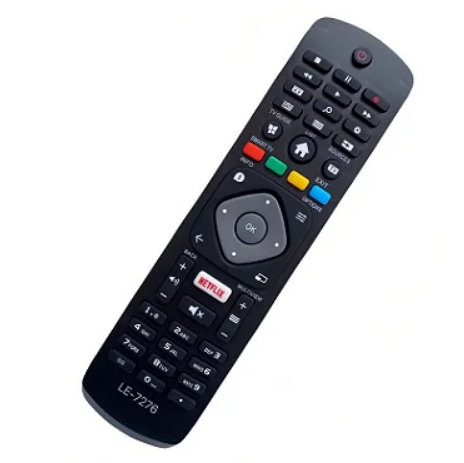 Controle Remoto Compatível com TV Philips LCD Lelong LE-7276