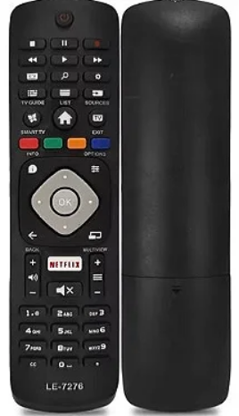 Controle Remoto Compatível com TV Philips LCD Lelong LE-7276