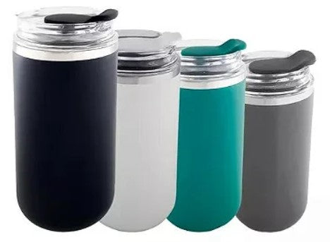 Copo Térmico 350ml Parede Dupla com Tampa Livre de BPA B-Max BM-P1318