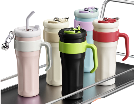 Copo Térmico de Inox com Canudo 1200ml YT-2038