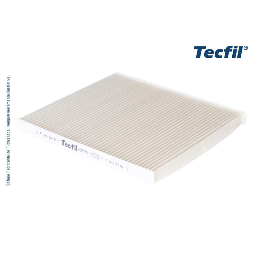 Filtro de Cabine Tecfil ACP972 Hyundai HB20/HB20 S/HB20 X/Veloster/IX35/Tucson, Kia Sportage/Carens/Cerato, Jac T50/T60/T40/T5